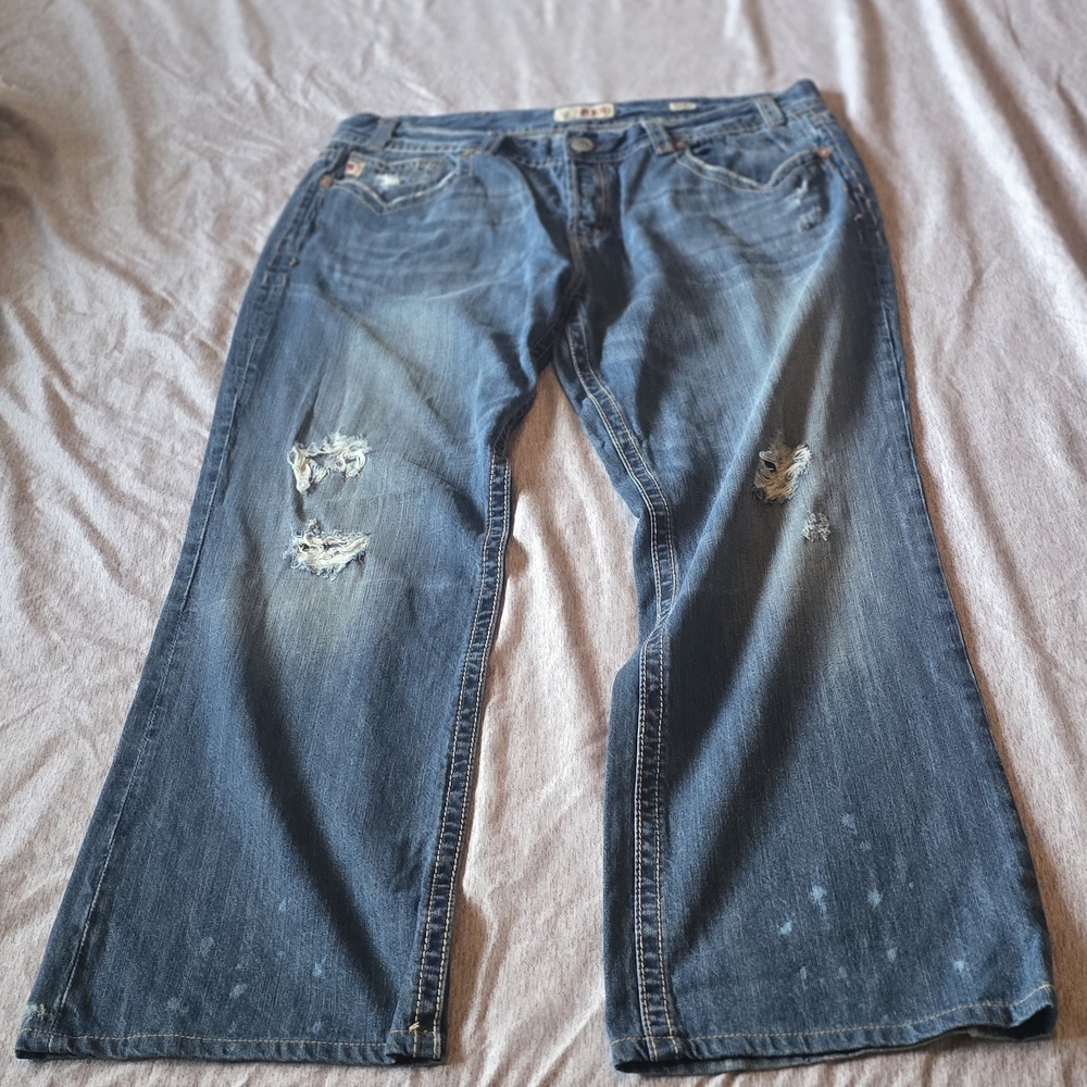 MEK DENIM Men's "Grand Island Distressed  Jeans